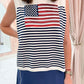 Knit American Flag Stripe Tank