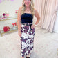 Highland Printed Midi Skirt