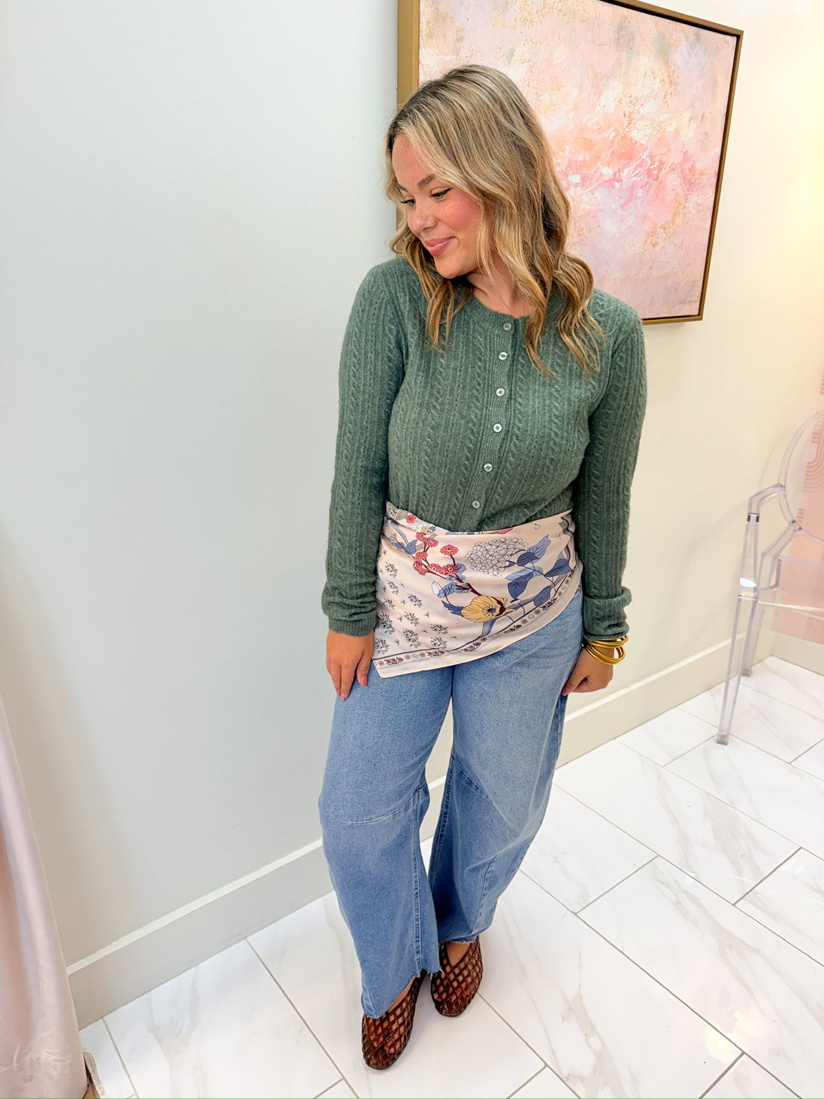 ZS Medina Pointelle Cardigan