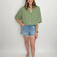 Scout Boxy Button Up Top