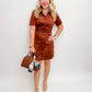 Joliana Suede Mini Dress