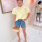 Swiss Dot Limoncello Blouse