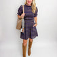 Orchard Stroll Plaid Mini Dress