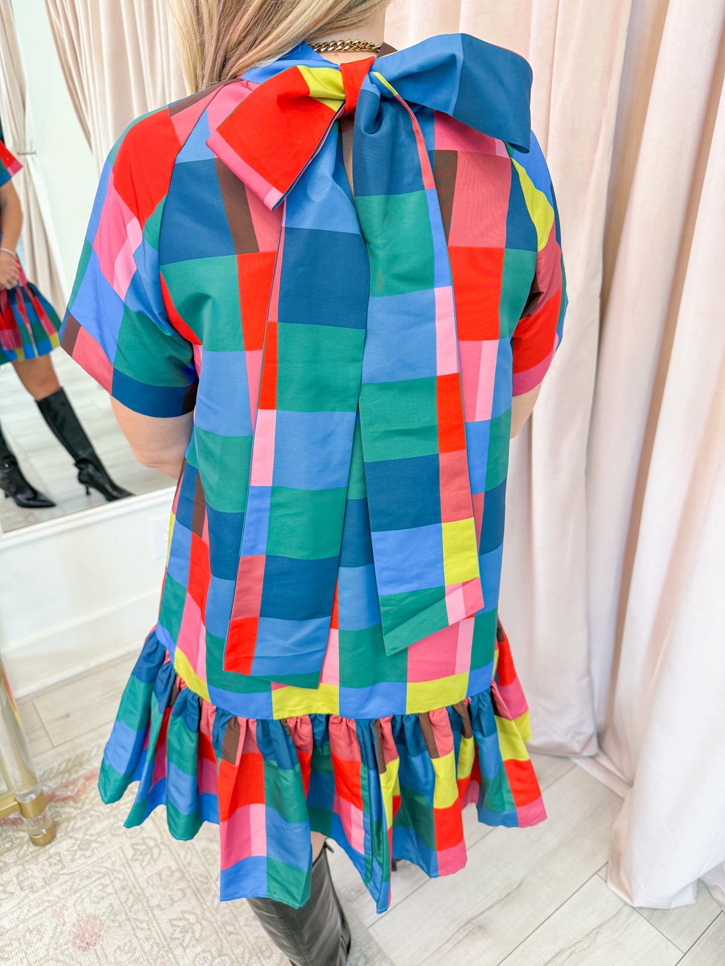 Willa Dress Holiday Check