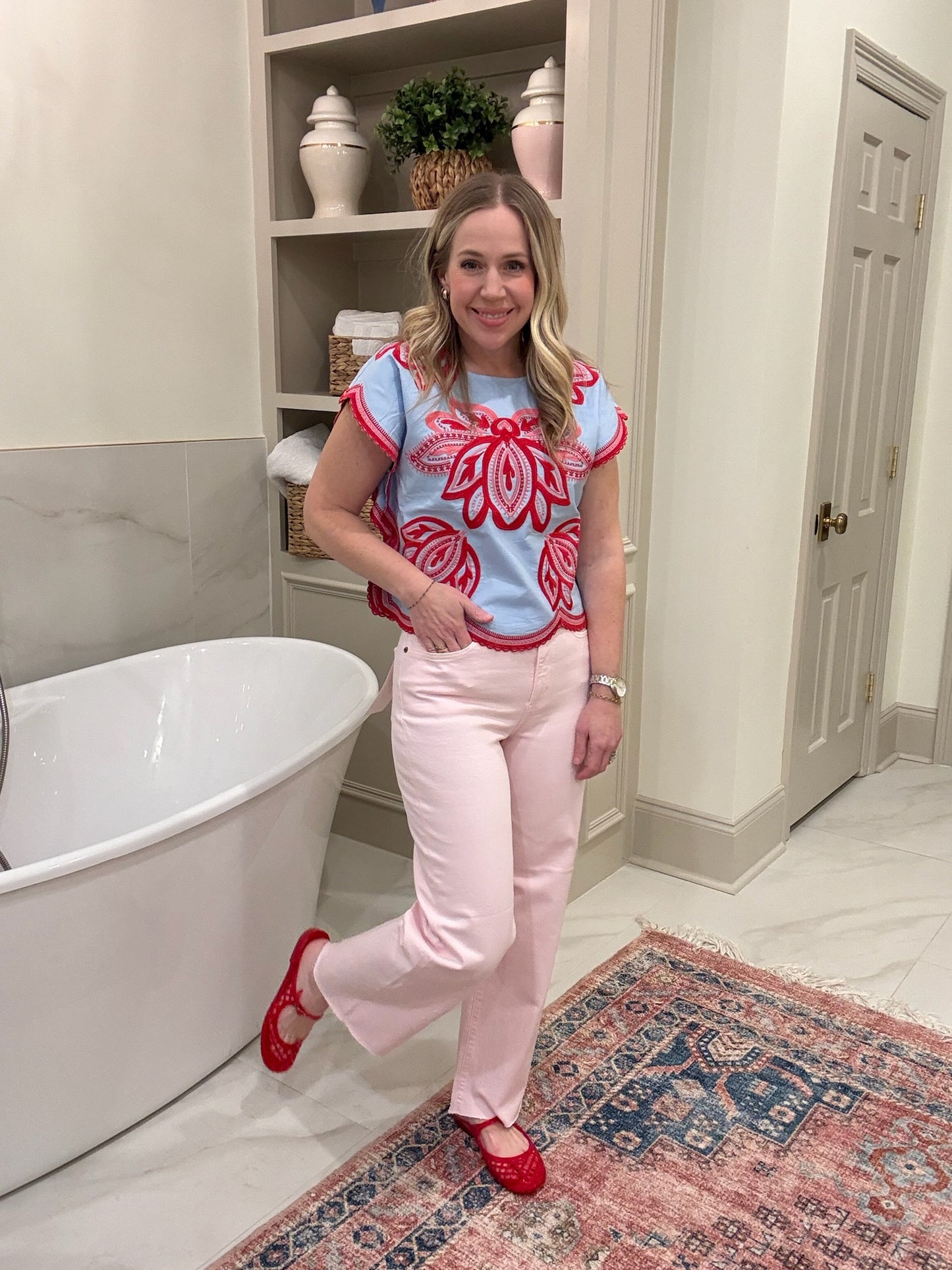 Pomona Embroidered Blouse