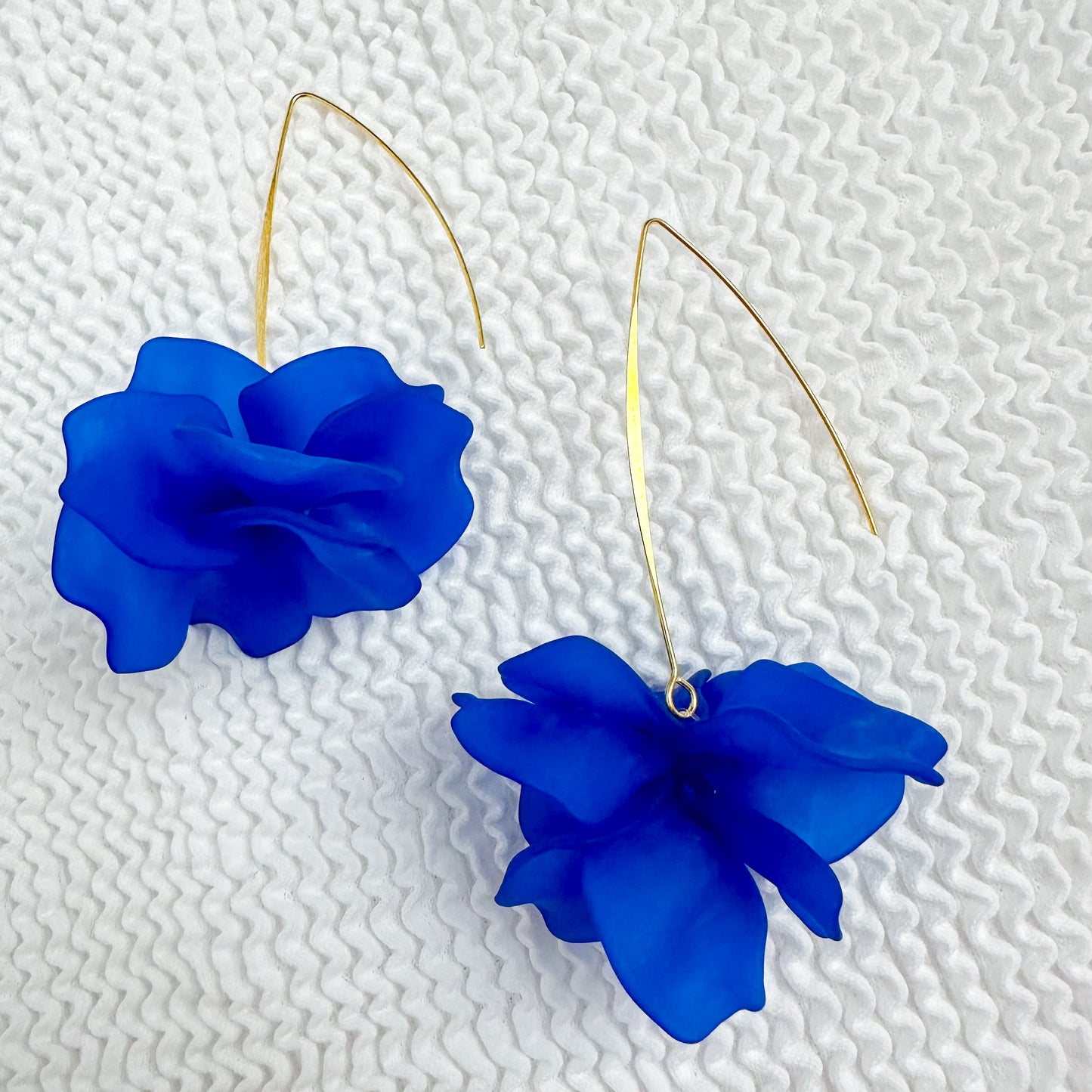 Acrylic Floating Petals Earring