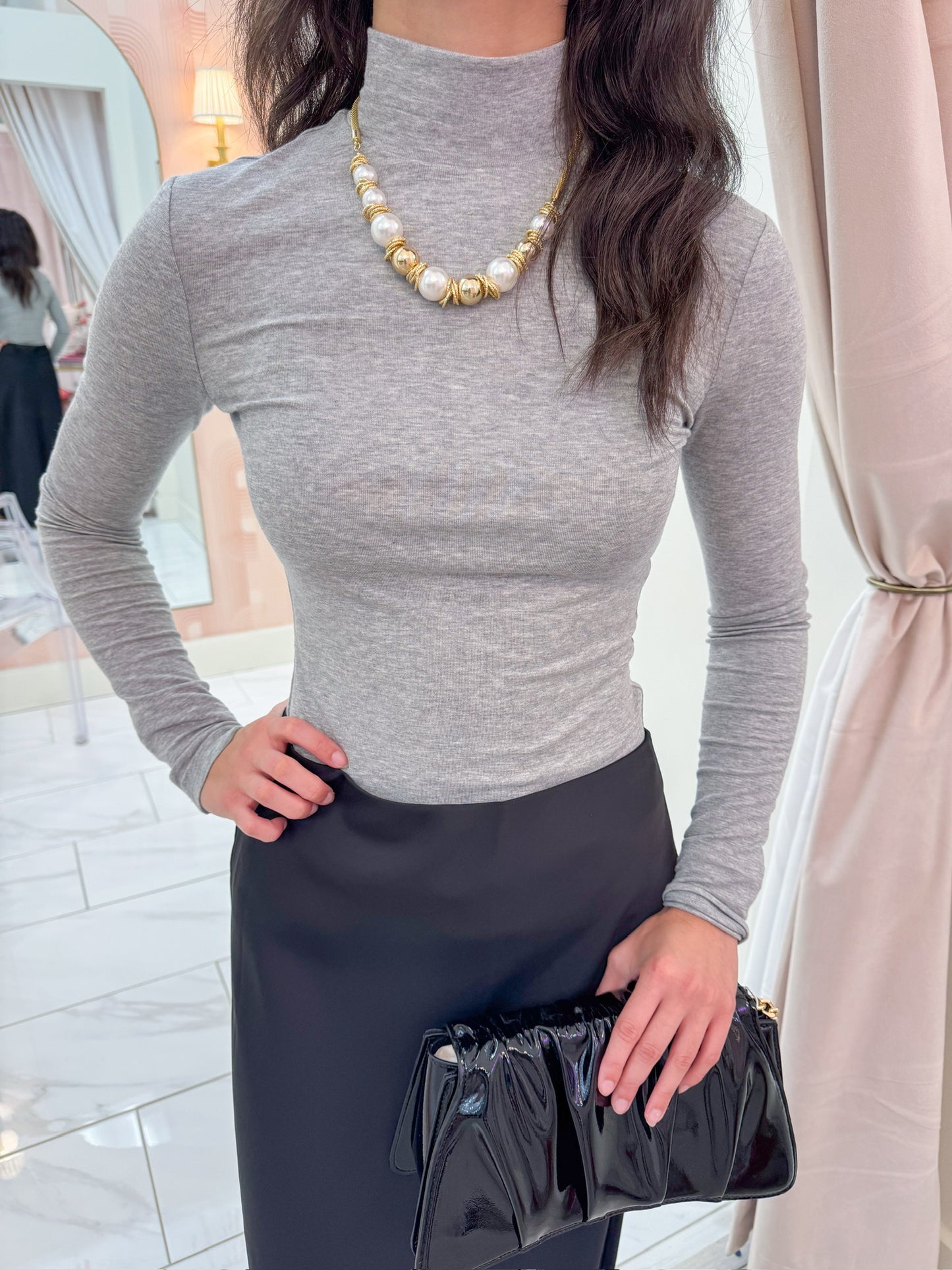 Whisper Knit Turtleneck Top