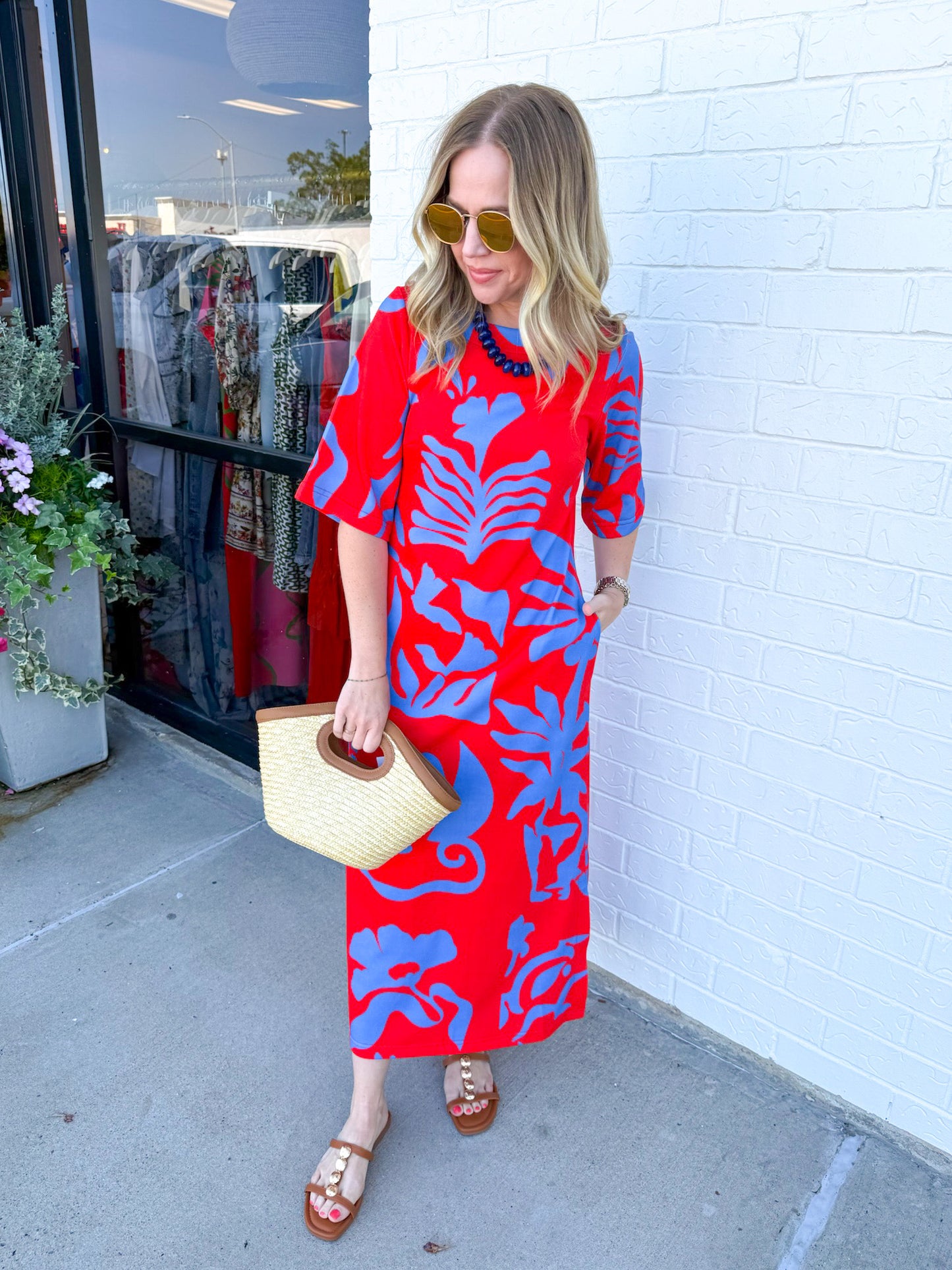 Tilly Dress Rouge Majorelle