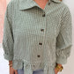 Fall Gingham Peplum Blouse