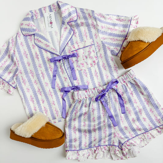 Lavender Dreams Pajama Short Set