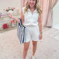 Power Play Quarter Zip Romper