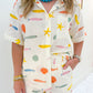 Multi Fish Shirt Button Up Top