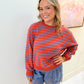 Poppy Striped Sweater Top