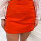 Welt Front Pocket Skort