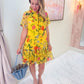 Willa Dress Yellow Parterre