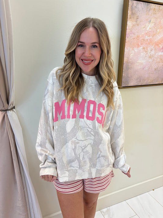 Mimosa Camo Mock Neck