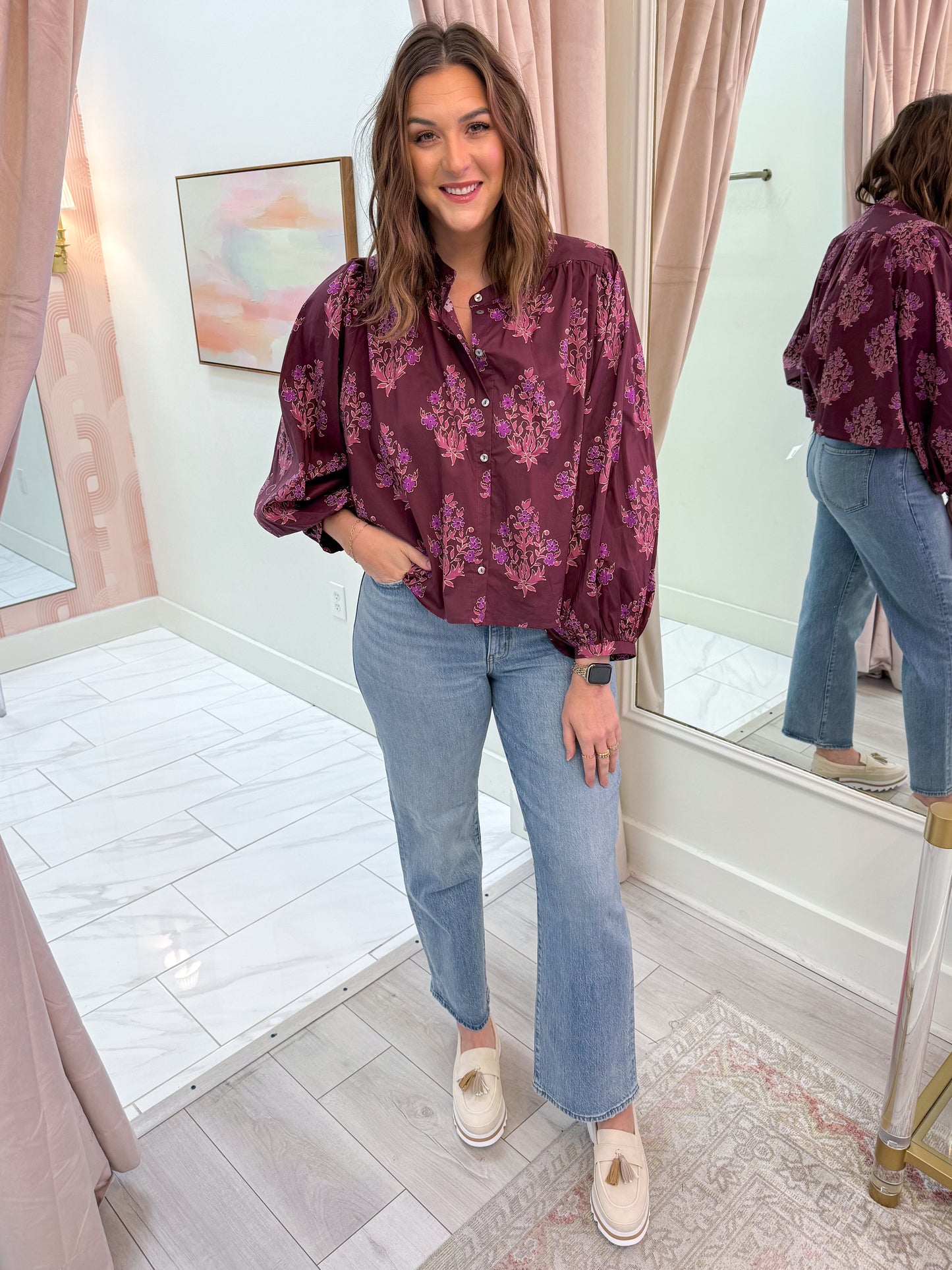 Botanica Button Up Blouse