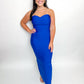 Oasis Strapless Midi Dress