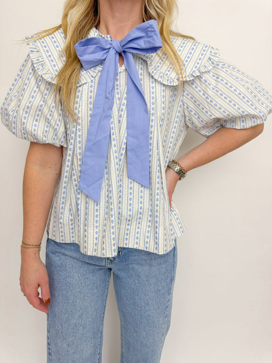 Dolly Bubble Sleeve Blouse