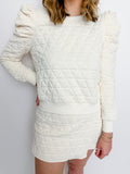 Fresh Air Quilted Sweater