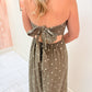 Polka Dot Tube Maxi Dress