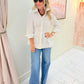 Polly Peplum Button Down Shirt