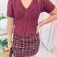Autumn Plaid Mini Skirt