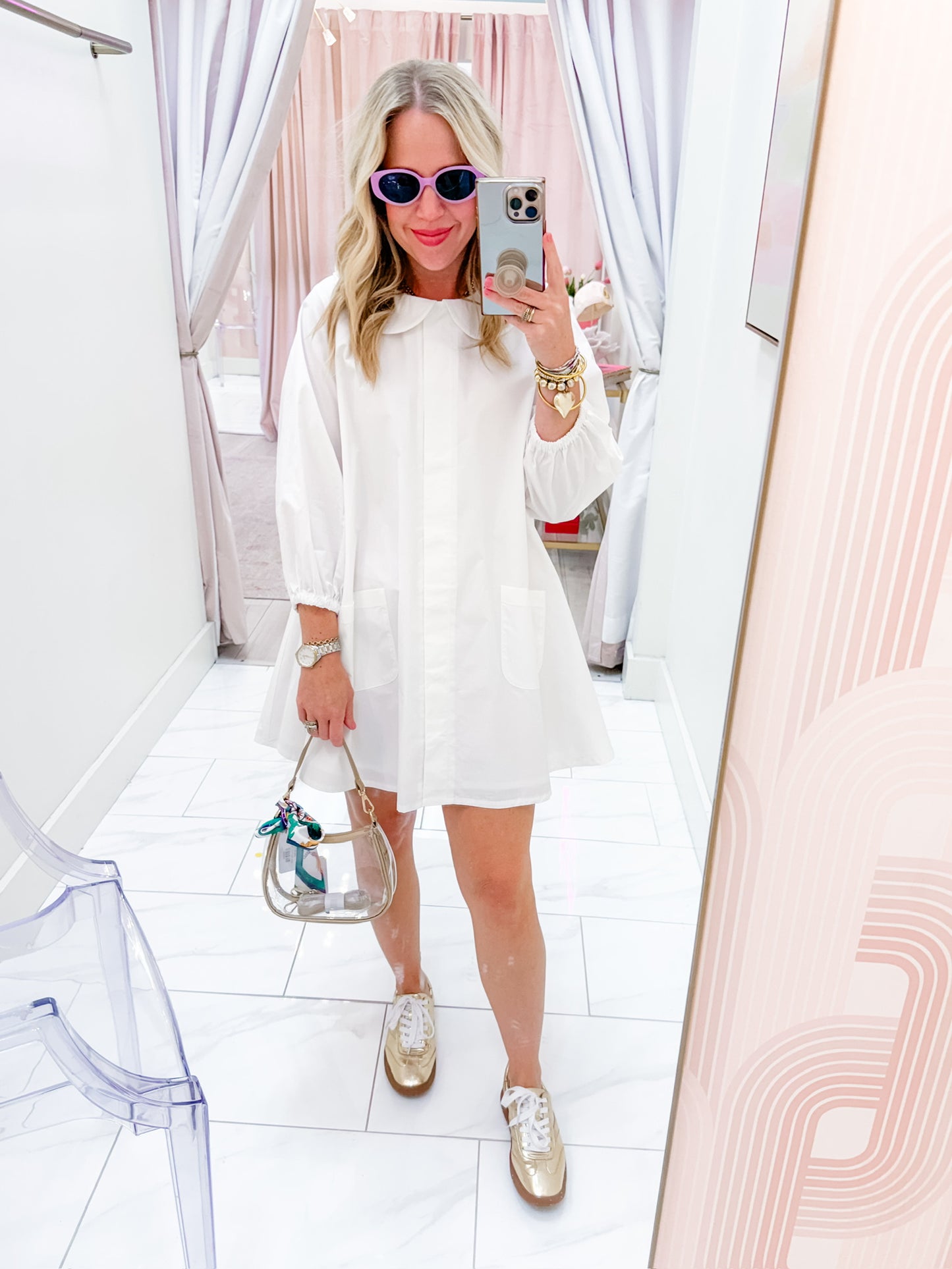 Daydream Peter Pan Collar Mini Dress