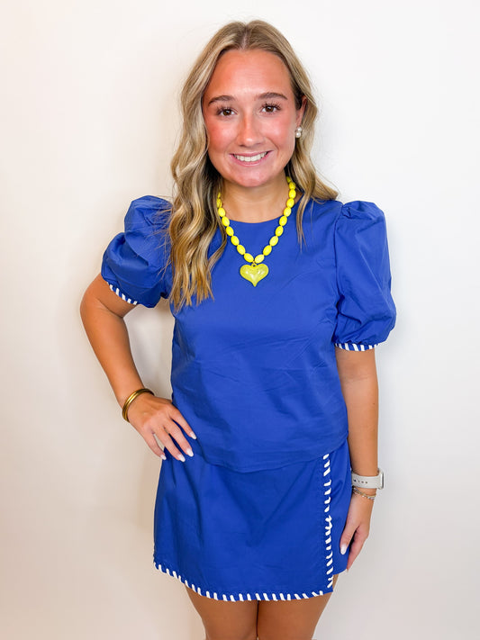Raven Puff Sleeve Blouse