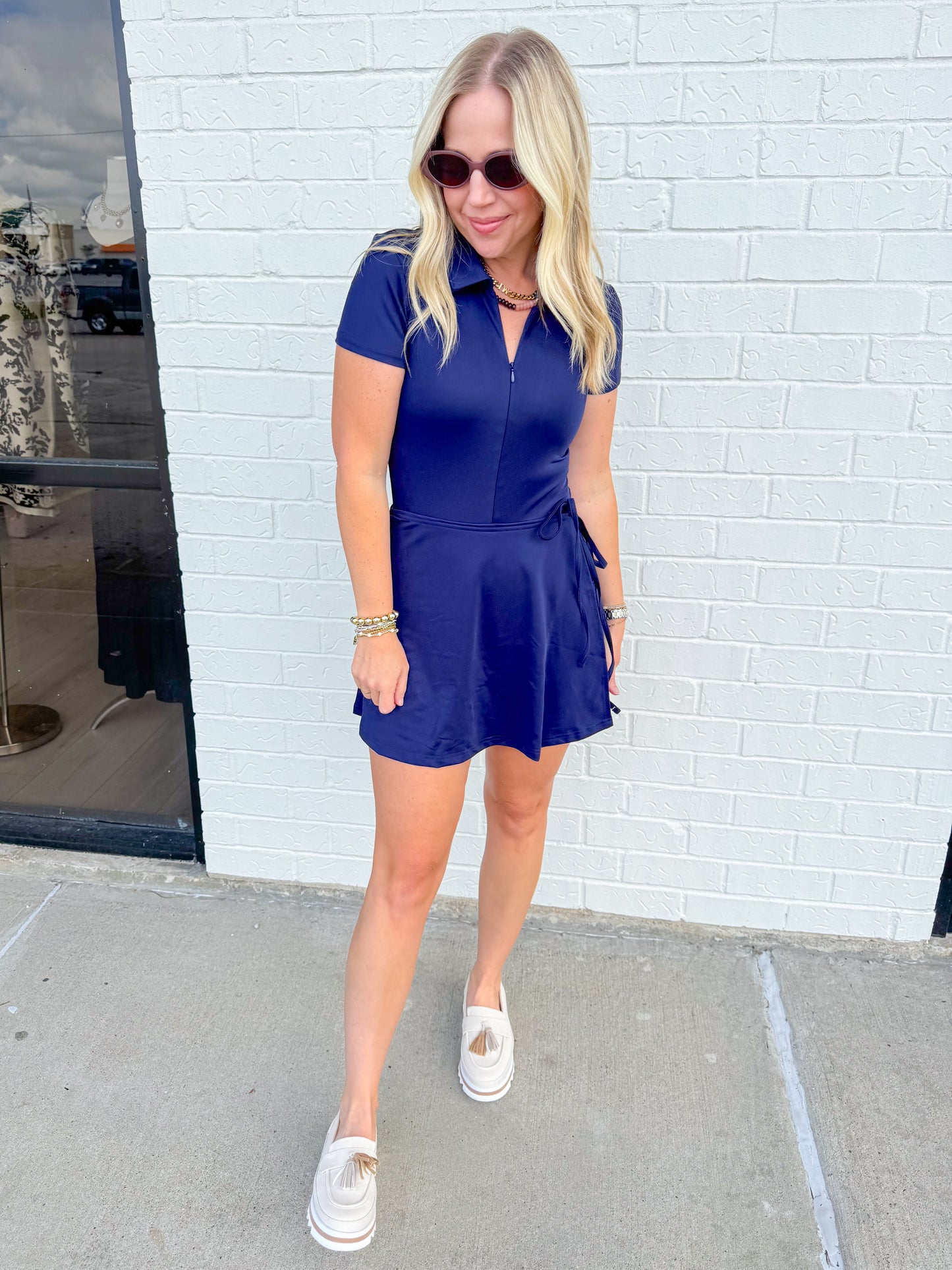 The Ivy Dress Navy