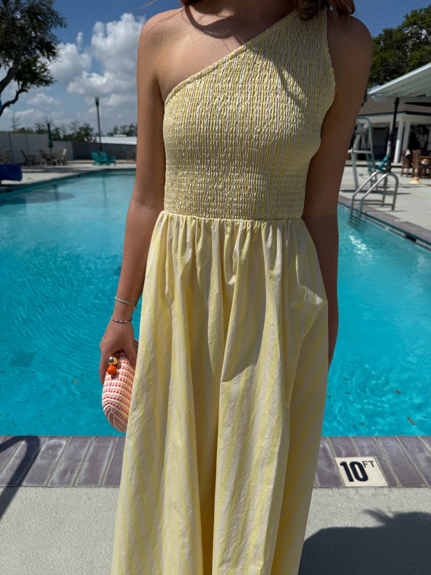 Selkie One Shoulder Maxi Dress