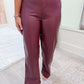 Night Vision Faux Leather Pants