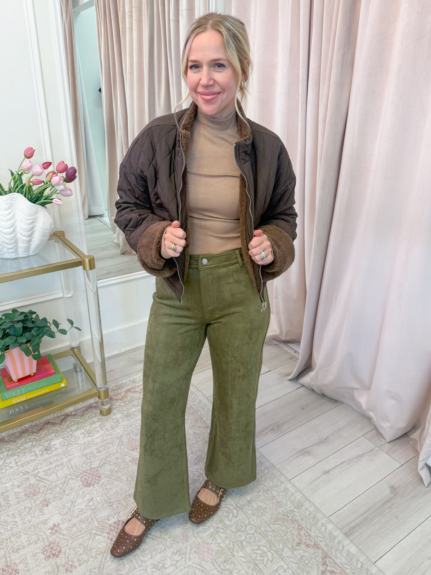 Tuscany Faux Suede Pants
