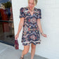 The James Dress Autumn Tapestry