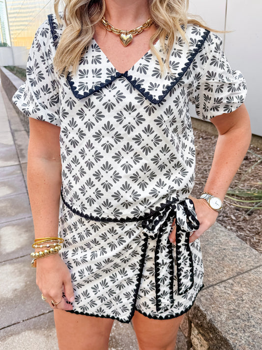 Orchard Edit Collared Blouse
