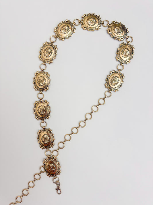 Intricate Western Concho Belt