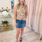 Weaving Wildflower Sweater Vest Top
