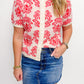 Floral Field SS Sweater Cardi