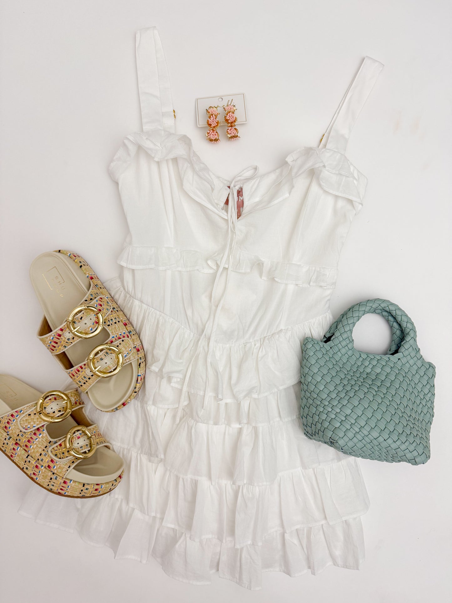 Lucia Romper White Voile