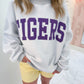 Louisiana/Tigers Reversible Mock Neck Sweatshirt