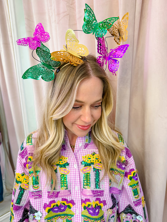 Butterfly Carnival Crown-Mardi Gras