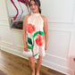 Eden Halter Neck Floral Mini Dress