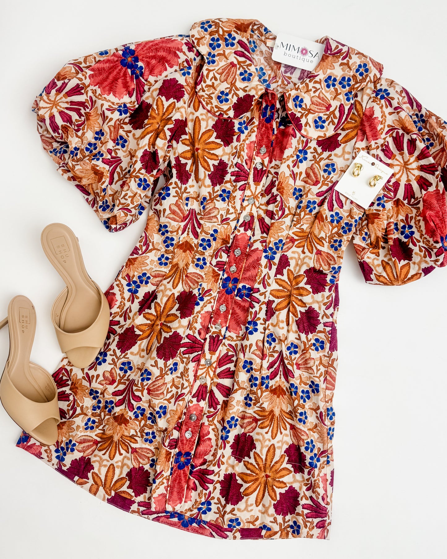 Nina Floral Mini Dress