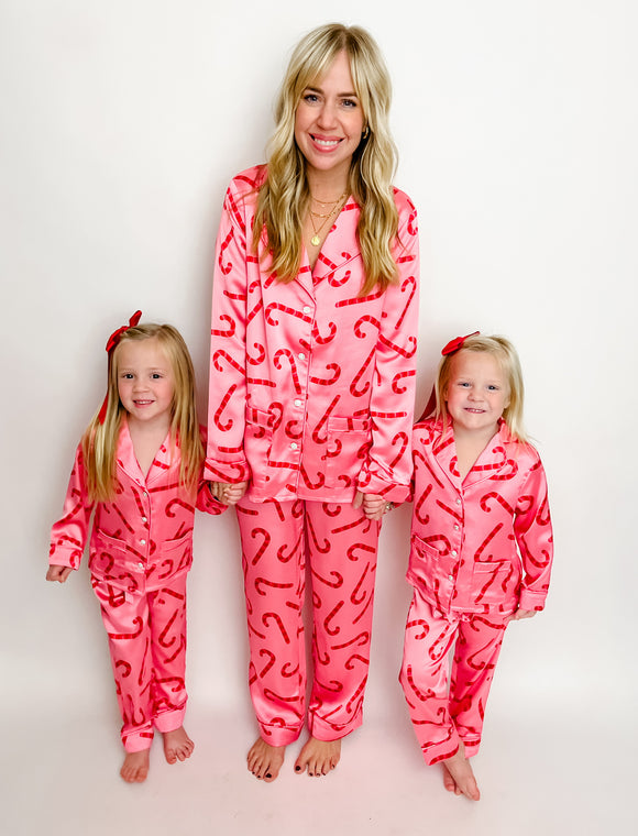 Penelope Peppermint Stick Pajama Set