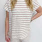 Striped Terry Knit Top