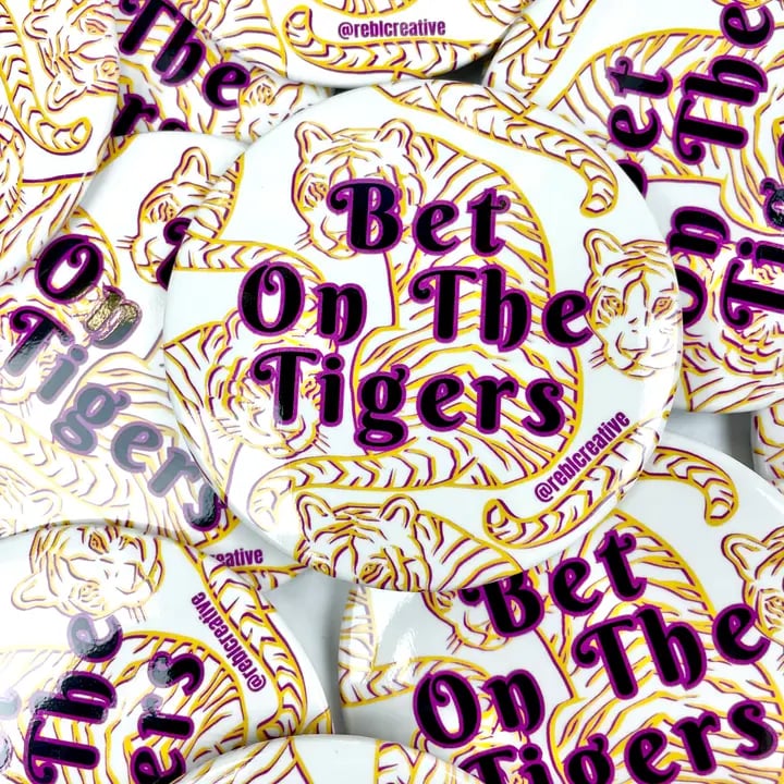 Bet On The Tigers Gameday Button