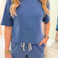 ZS Curran Knit Denim Sweatshirt