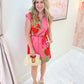 Leigh Dress Fuchsia Outline