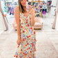 Painted Blooms Tiered Maxi Dress