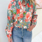 Quinn Floral High Neck Blouse
